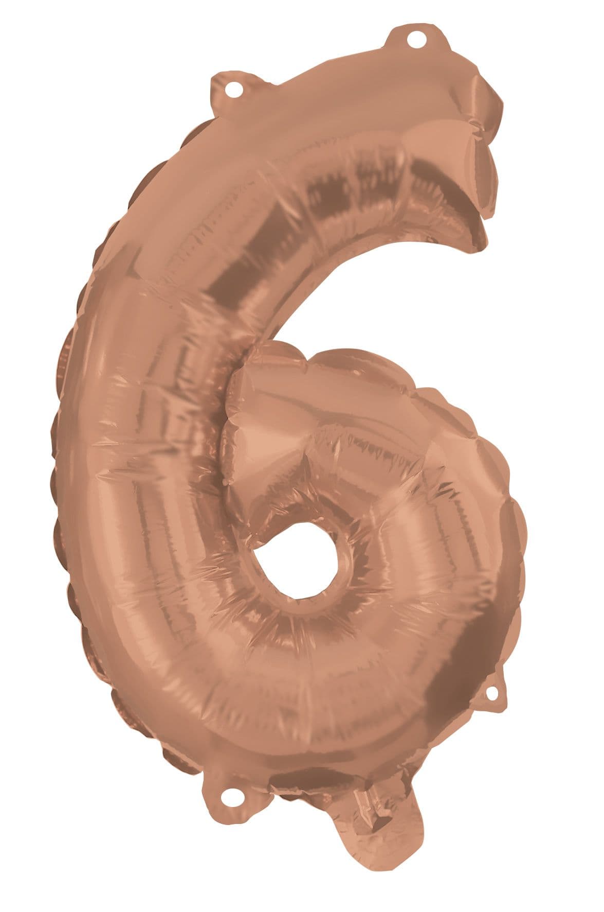 37 INCH AIR-HELIUM ROSE GOLD FOIL BALLOON 6 1CTP