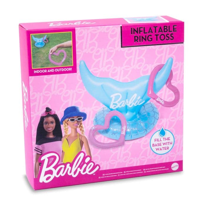 BARBIE INFLATABLE RING TOSS GAME