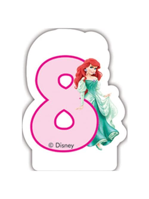 PRINCESS DREAMING CANDLE NO8 1CT