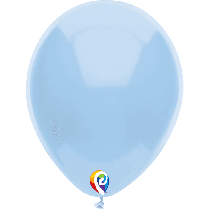 FS 12 INCH LATEX STANDARD COLOUR BABY BLUE 100CTP