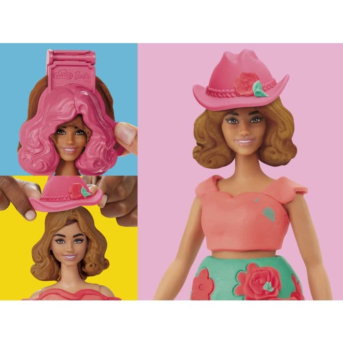 PLAY DOH BARBIE FLORALS AND FRINGE COWBOY