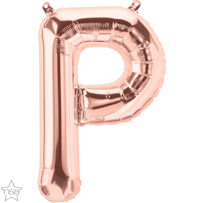 34 INCH FOIL ROSE GOLD LETTERS 1CTP