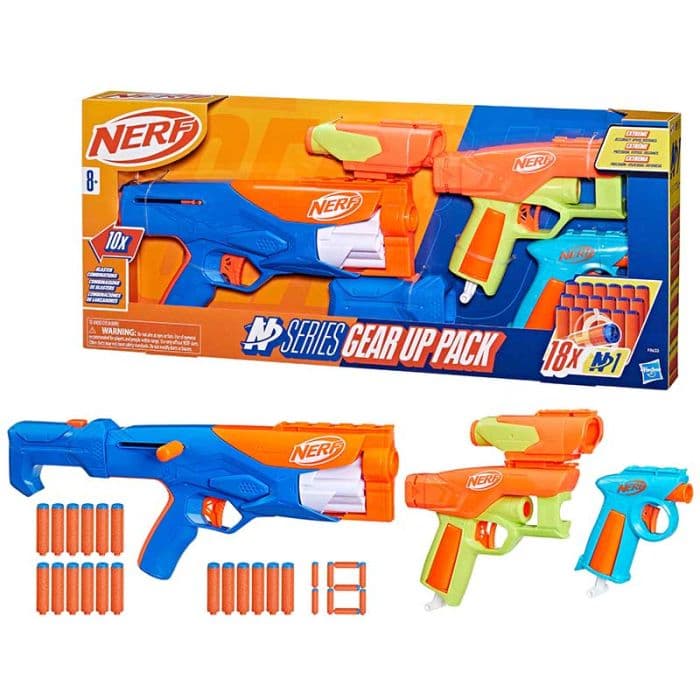 NERF N SERIES GEAR UP PACK 3PK
