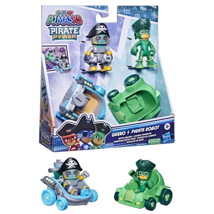PJ MASKS HERO VS VILLAIN BATTLE GEK VS PIRAT ROBOT