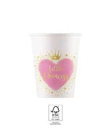 MY LITTLE PRINCESS PAPER CUPS 200ML 8CT