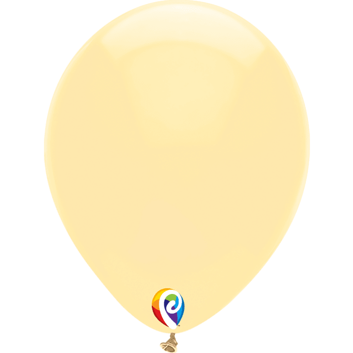 FS 12 INCH LATEX STANDARD COLOUR IVORY 100CTP