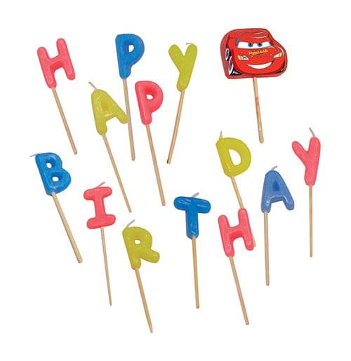 CARS 3 PARTY FAVOR HBDAY TOOTHPICK CANDLES 1CT