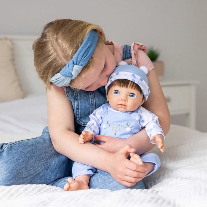 Tiny Treasures Blue Bear Baby Doll