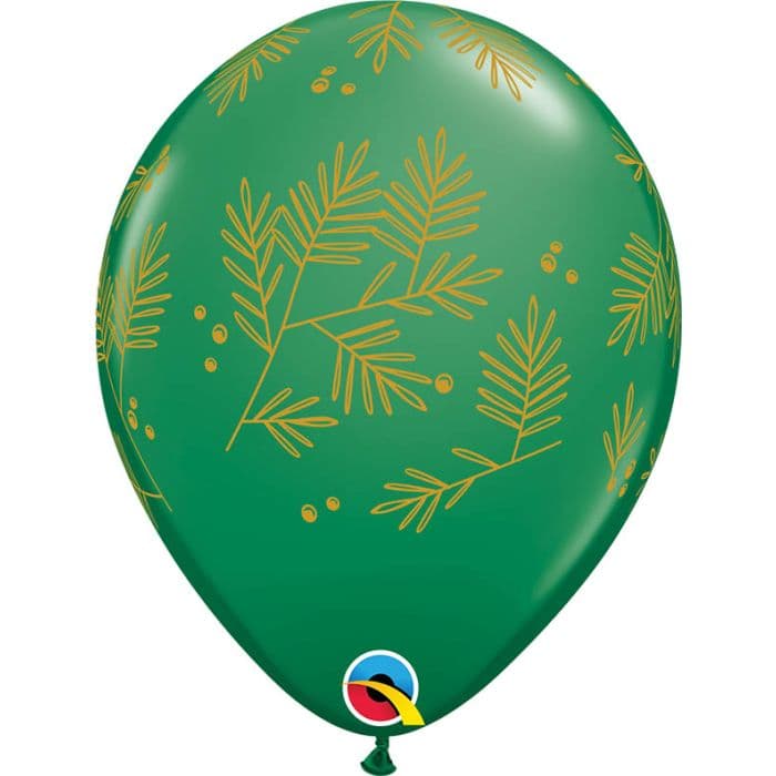 11 INCH LATEX RND CONTEMPORARY EVERGREEN 50CTP