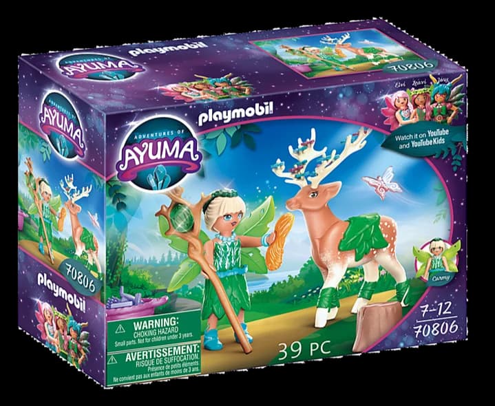 PLAYMOBIL AYUMA FOREST FAIR WITH SOUL ANIMAL