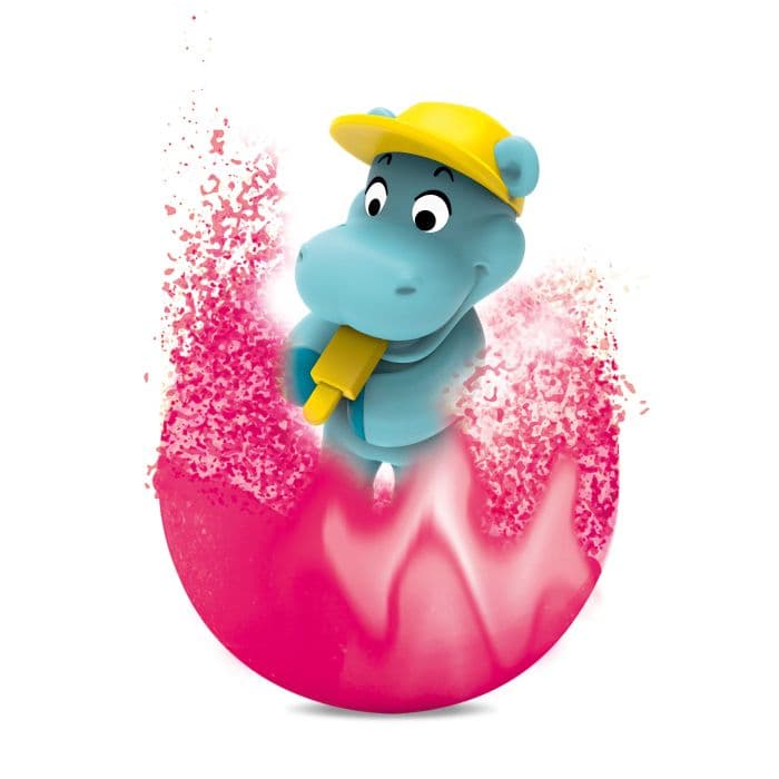 Inkee Surprise Bath Bomb Fun Beach Hippo