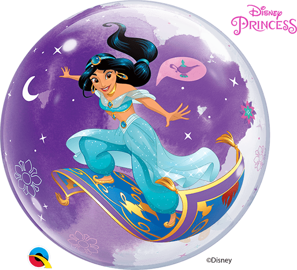 22 INCH SINGLE BUBBLE DISNEY PRINCES JASMINE 1 CTP