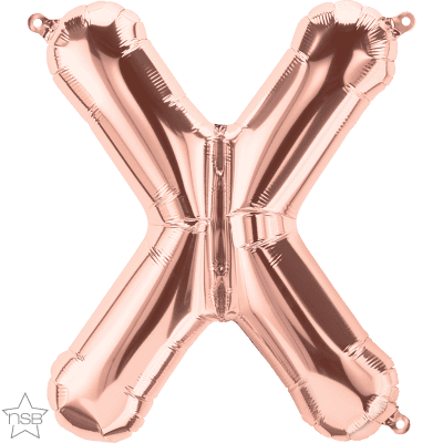 34 INCH FOIL ROSE GOLD LETTERS 1CTP