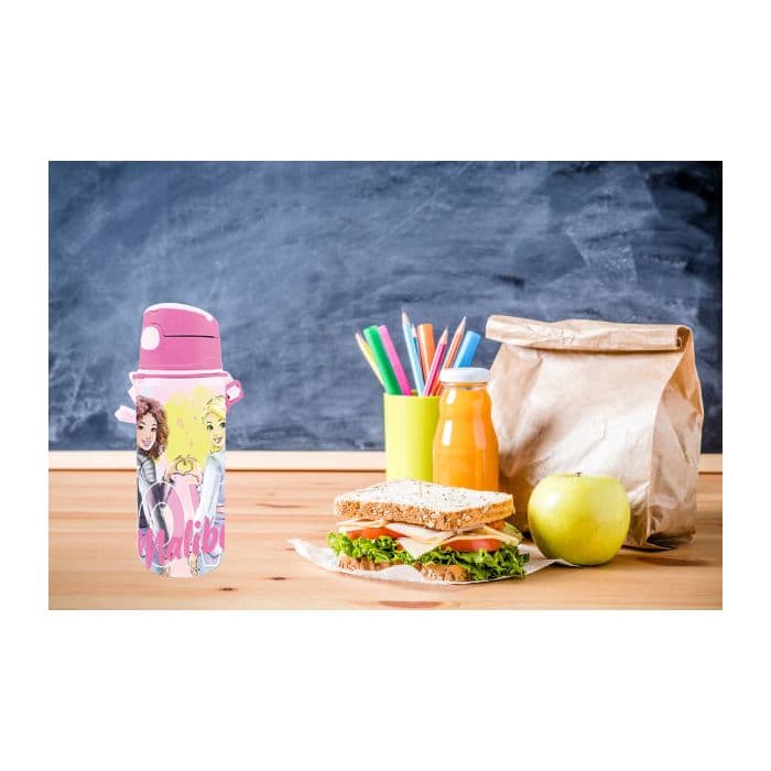 BARBIE ALUMINIUM CANTEEN WITH STRAP 600ML