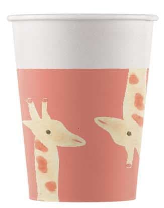 SAFARI PAPER CUPS 200ML 8CT