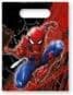 SPIDERMAN WORLD OF WEBS PLASTIC PARTY BAGS 6CT