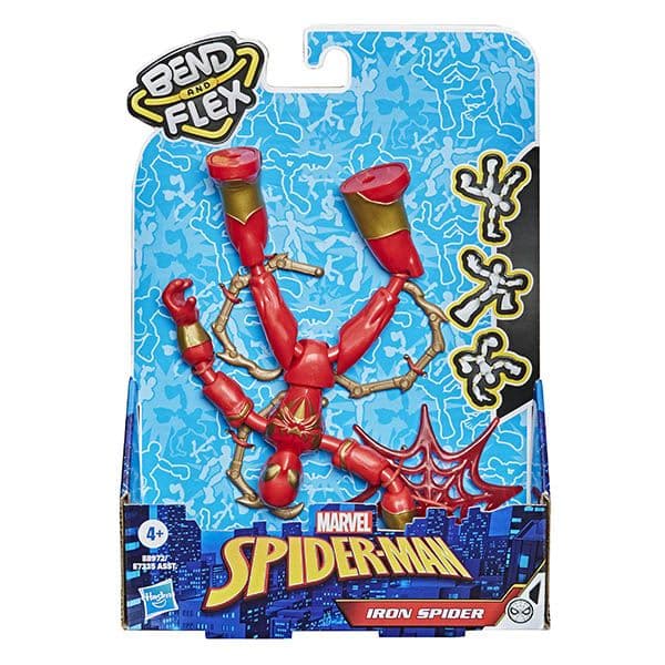 SPIDERMAN BEND AND FLEX IRON SPIDER