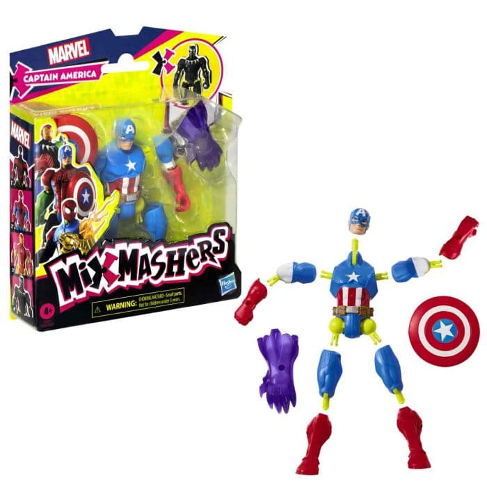 AVENGERS MIXMASHERS CAPTAIN AMERICA BASIC FIGURE