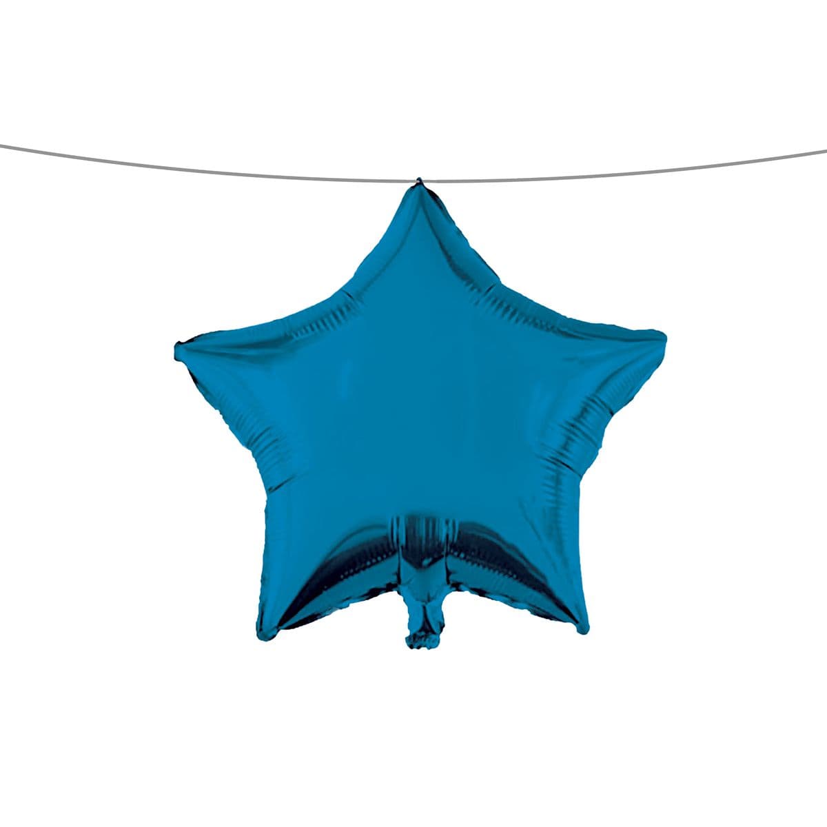 18 INCH AIR-HELIUM FOIL LIGHT BLUE STAR 1CTP