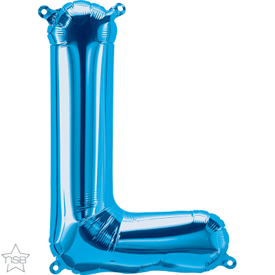 16 IN FOIL BLUE LETTER L AIR FILLED 1CTP