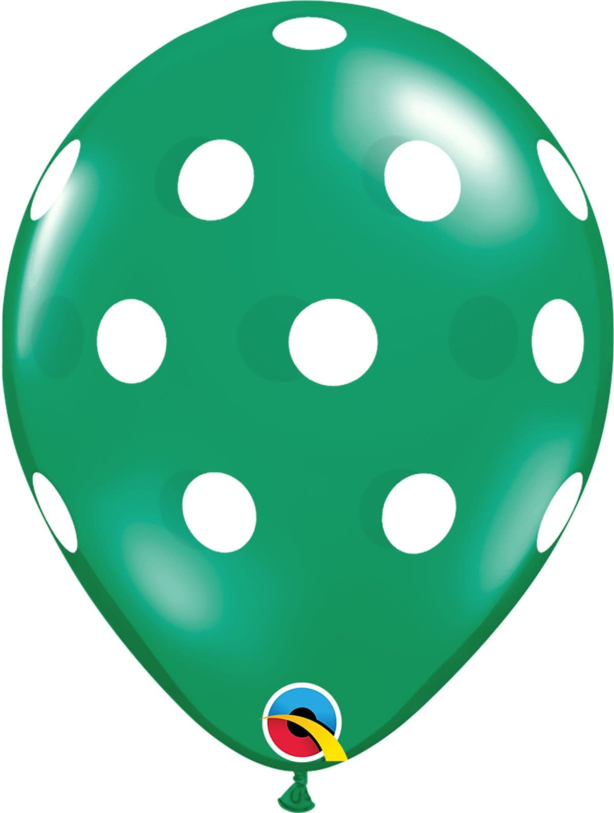 11 INCH LATEX RND JWL AST PRT BIG POLKA DOTS 50CTP