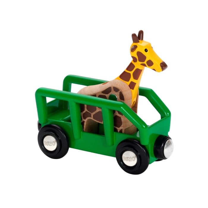 BRIO GIRAFFE AND WAGON