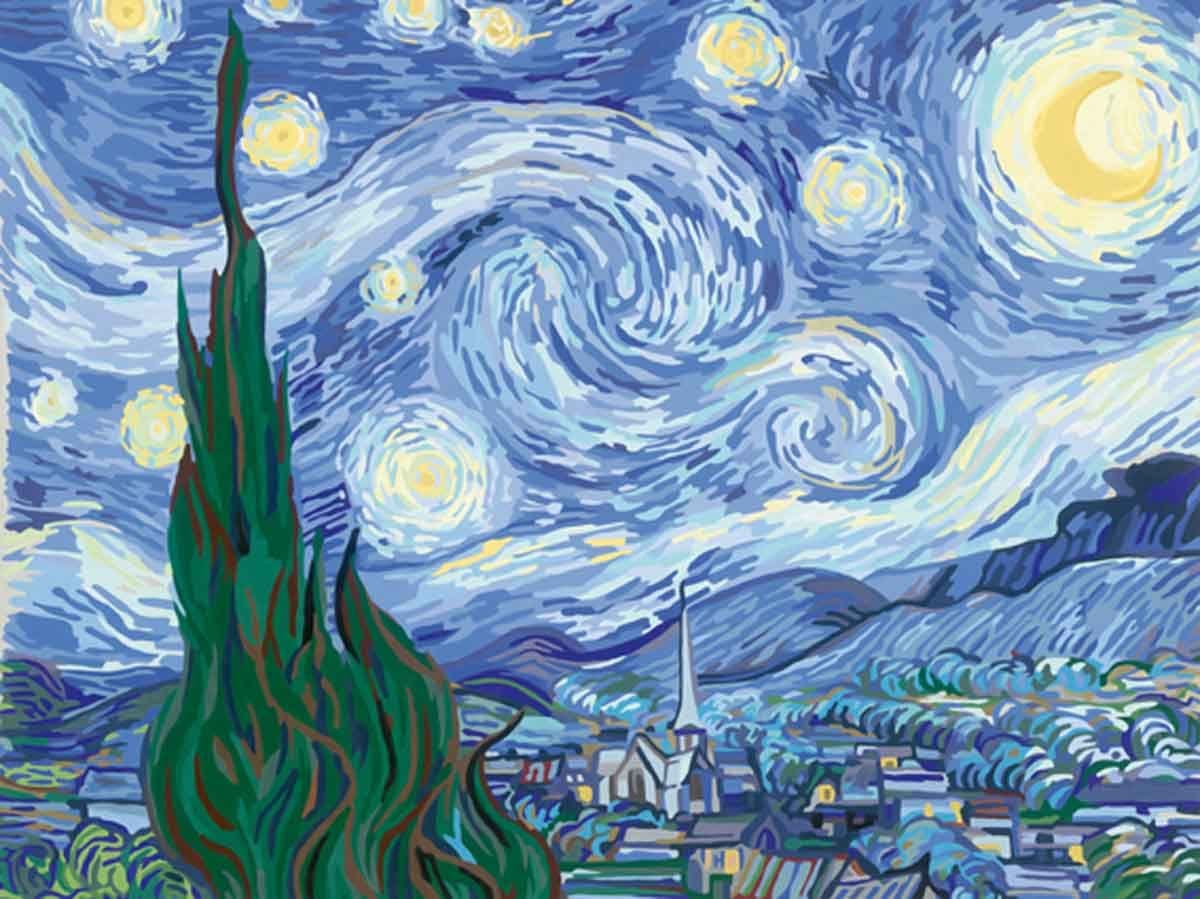 RAVENSBURGER CREART CANVAS STARRY NIGHT