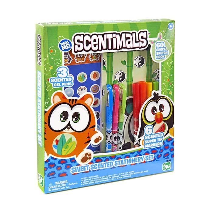 SCENTIMALS STATIONERY & ACTIVITY SET