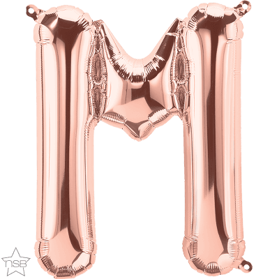 34 INCH FOIL ROSE GOLD LETTERS 1CTP
