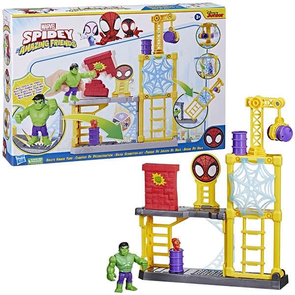 SPIDEY AND FRIENDS HULK SMASH YARD PLAYSET
