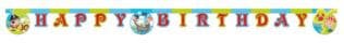 Pirate Treasure Hunt Happy Bday Diecut Banner 1ct