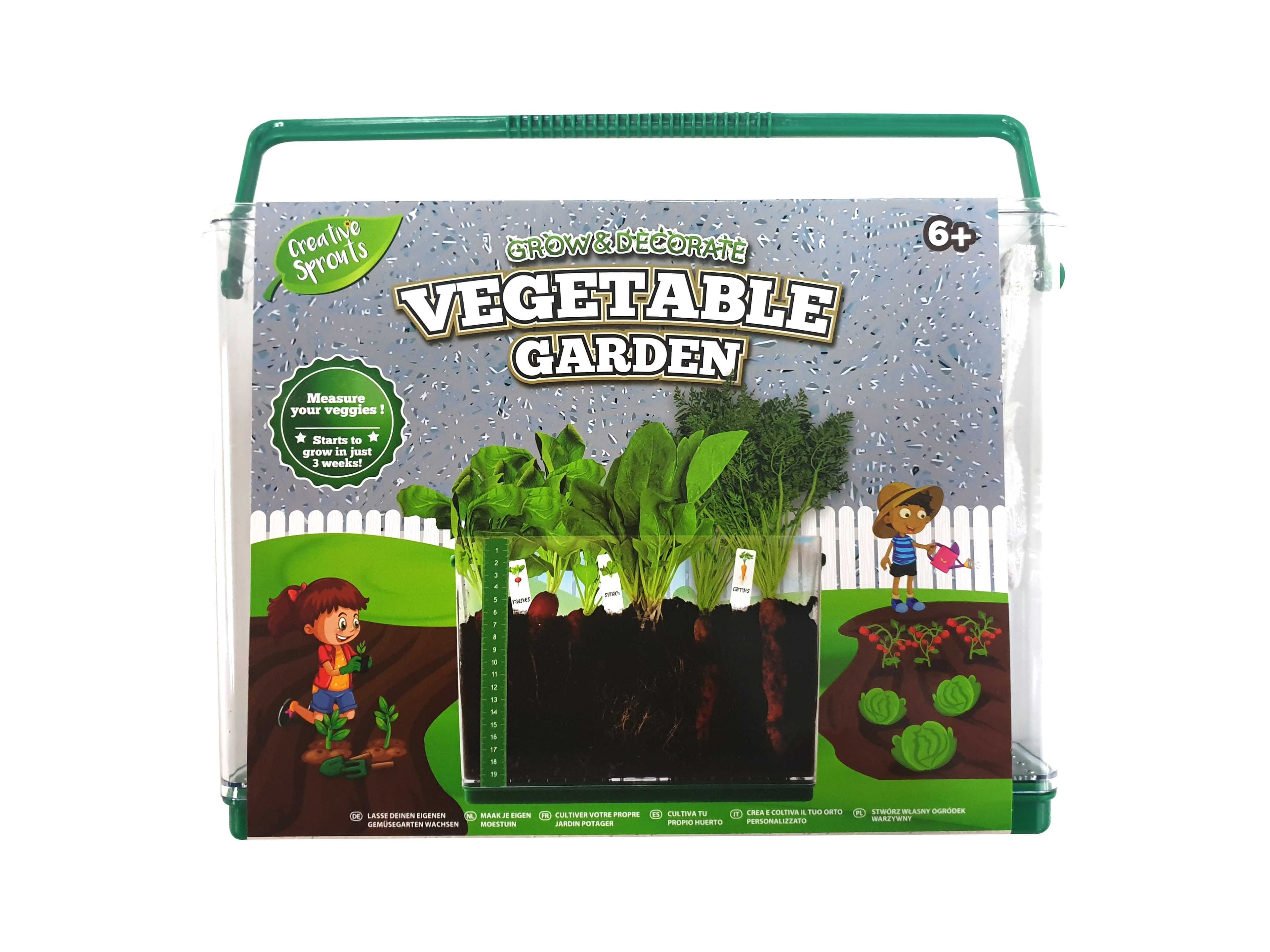 CREATIVE SPROUTS SEE THROUGH VEGETABLE GARDEN W2