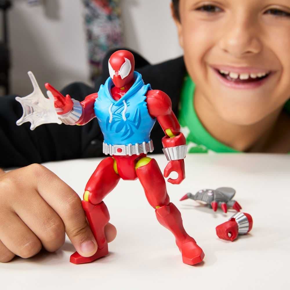 SPIDER MAN MIXMASHERS SCARLET SPIDER BASIC FIGURE