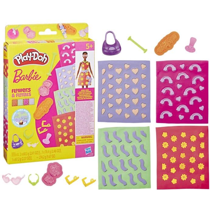 PLAY DOH BARBIE FLOWERS AND FLORALS