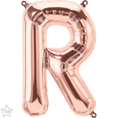 34 INCH FOIL ROSE GOLD LETTERS 1CTP