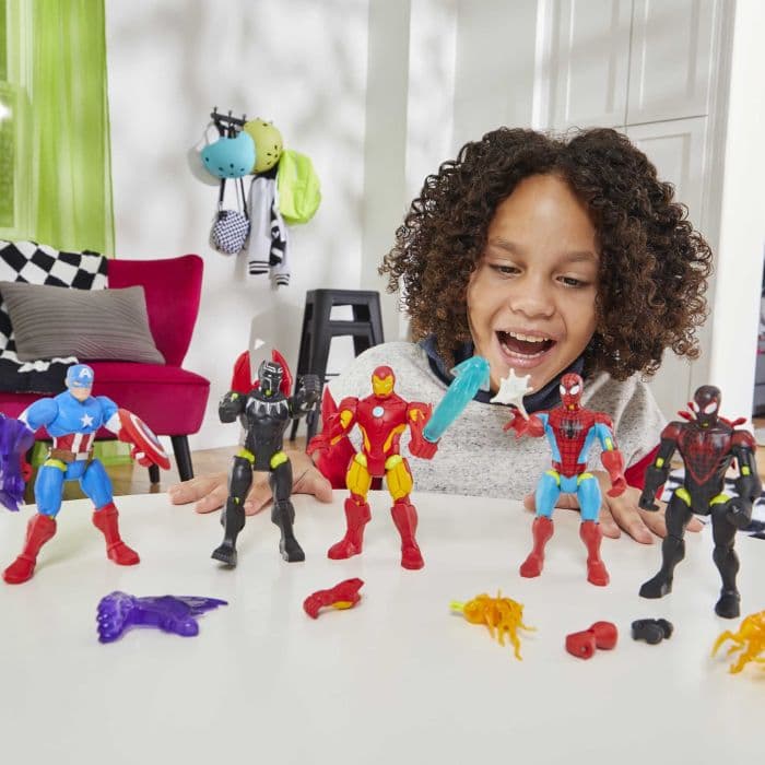 SPIDER MAN MIXMASHERS IRON SPIDER DELUXE FIG