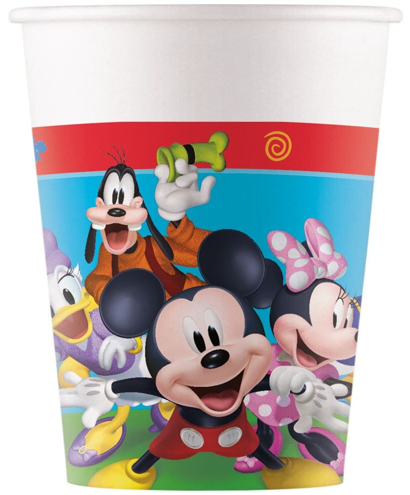MICKEY ROCK THE HOUSE PAPER CUPS 200ML 8CT
