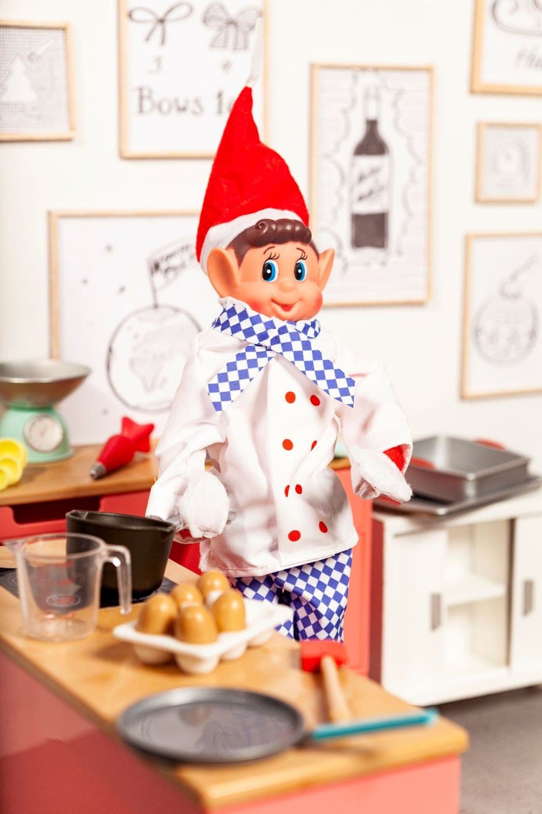 ELVES BH BADLY ELF CHEF OUTFIT WITH HAT