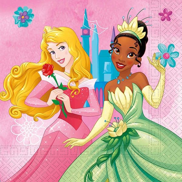 PRINCESS LIVE YOUR STORY 2PLY NAPKINS 33X33CM 20CT