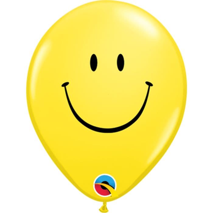 5 INCH LATEX SMILE FACE 100CTP
