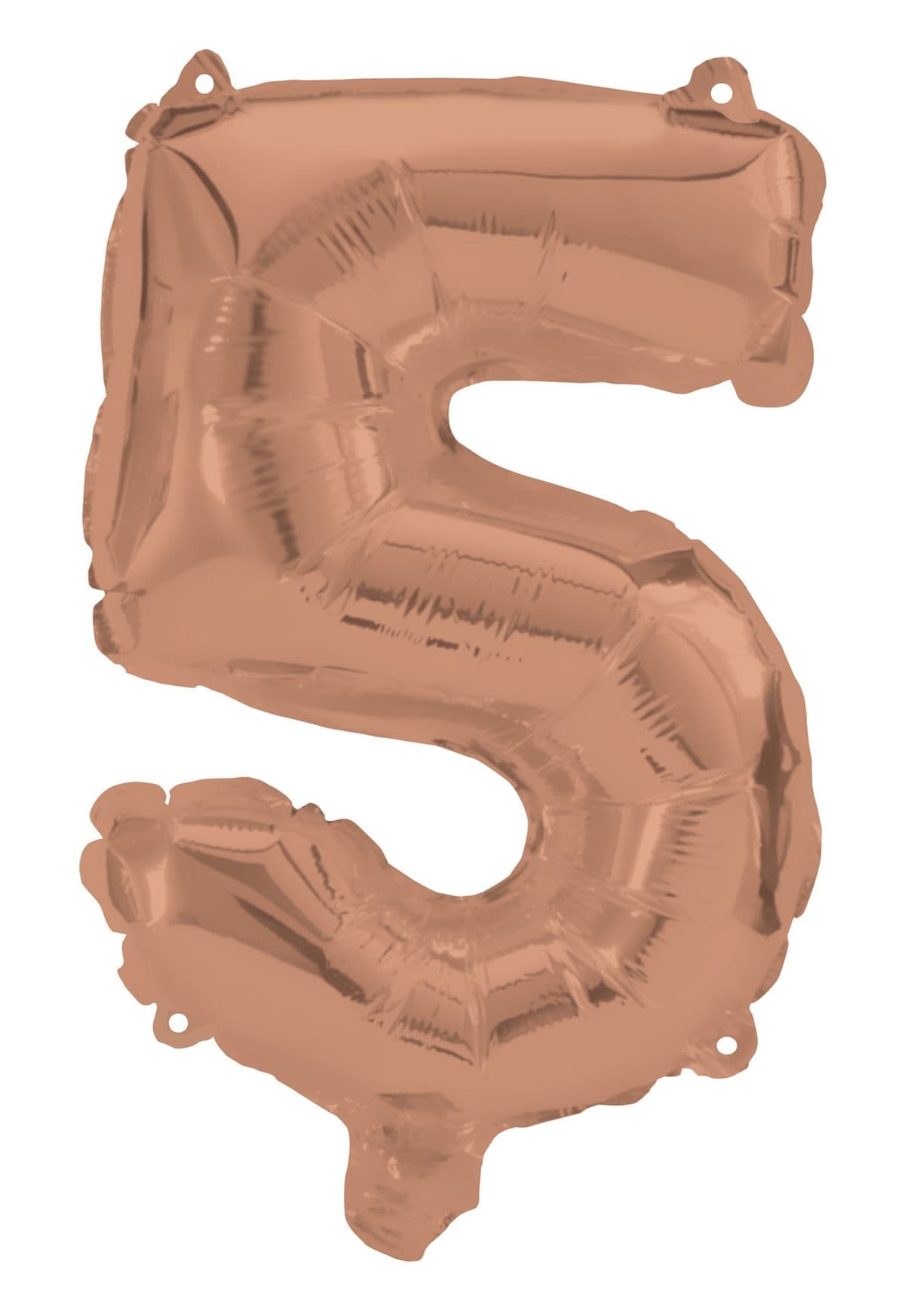 37 INCH AIR-HELIUM ROSE GOLD FOIL BALLOON 5 1CTP