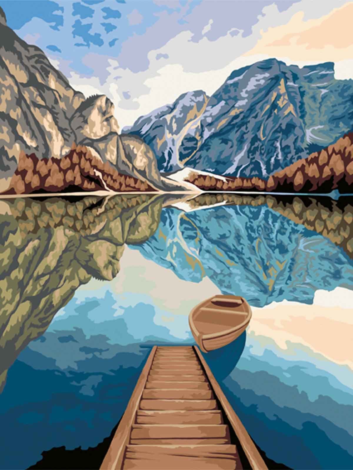RAVENSBURGER CREART CANVAS LAKE VIEWS