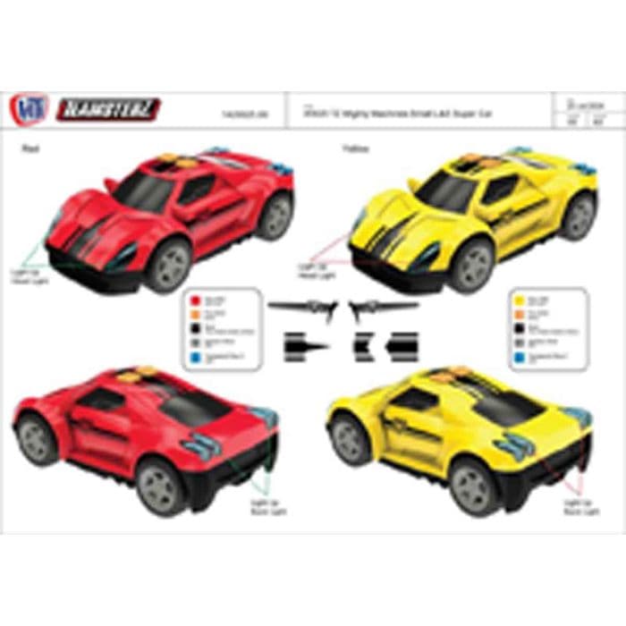 Teamsterz Street Minis Light & Sounds Super Car