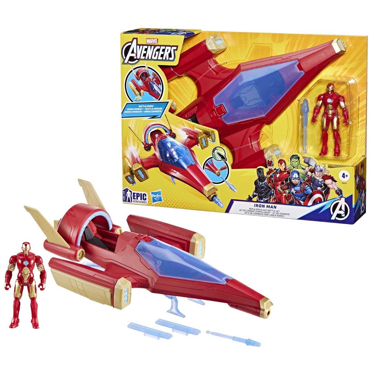 AVENGERS IRON MAN REPULSOR BLAST BATTLE JET