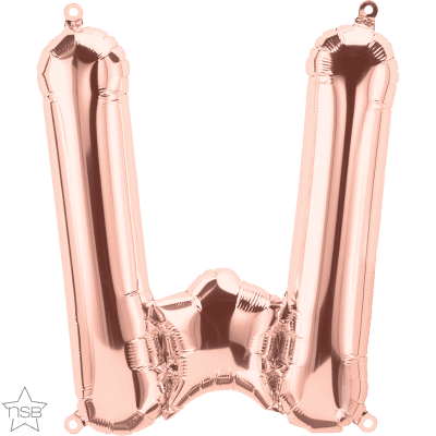 16 IN FOIL ROSE GOLD LETTERS AIR FILLED 1CTP