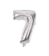 37 INCH AIR-HELIUM SILVER FOIL BALLOON 7 1CTP