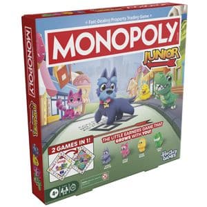 MONOPOLY JUNIOR SQUARE 2 IN 1