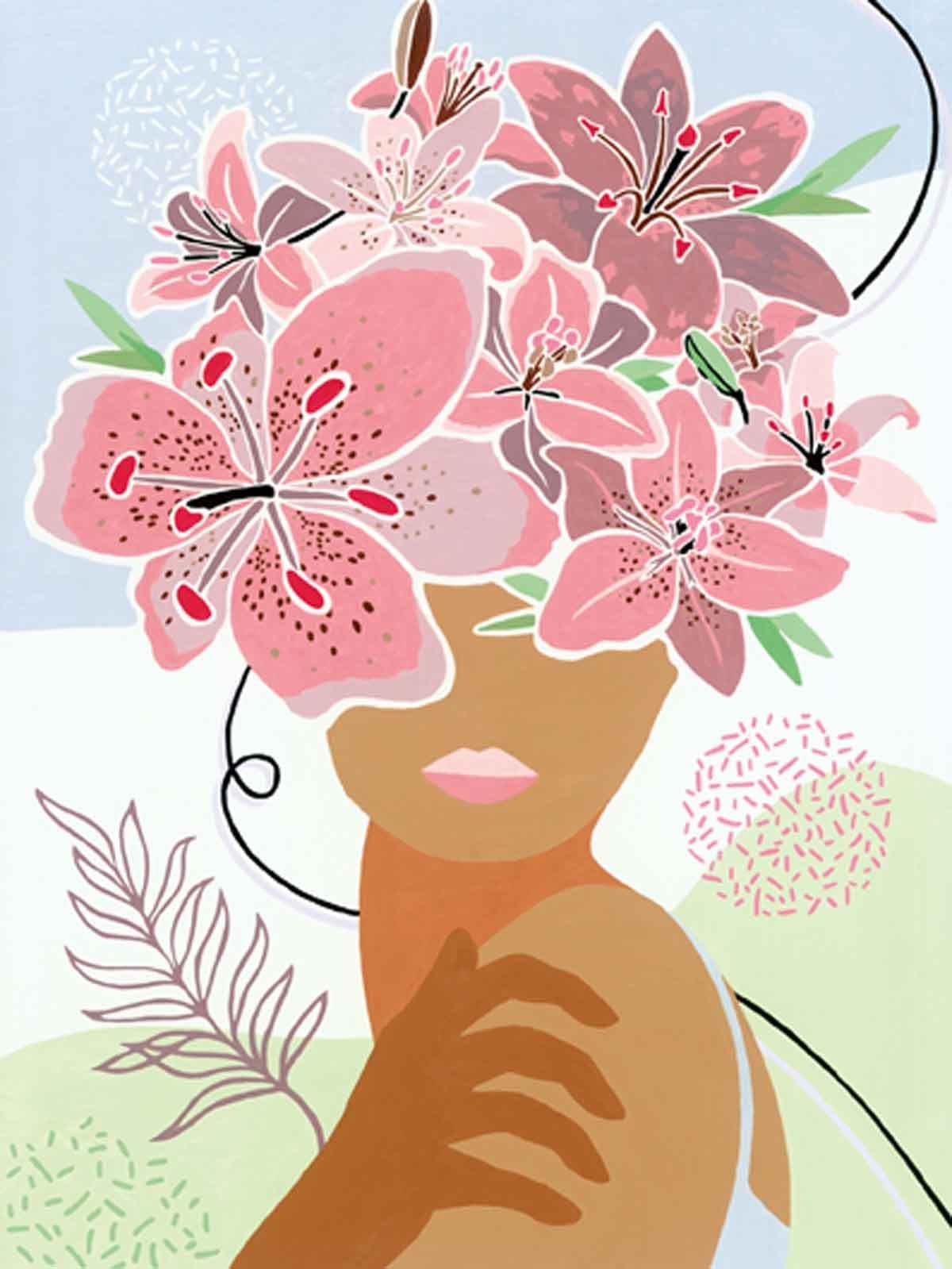 RAVENSBURGER CREART CANVAS FLOWERS ON MY MIND
