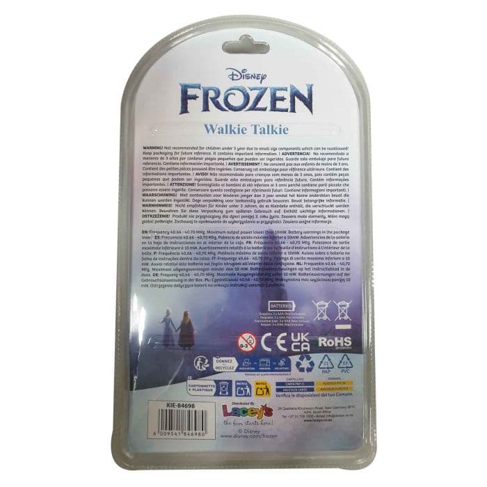 Frozen Walkie Talkie Clam Shell