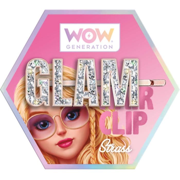 WOW GENERATION GLITTER HAIR PINS WITH MESSAGE
